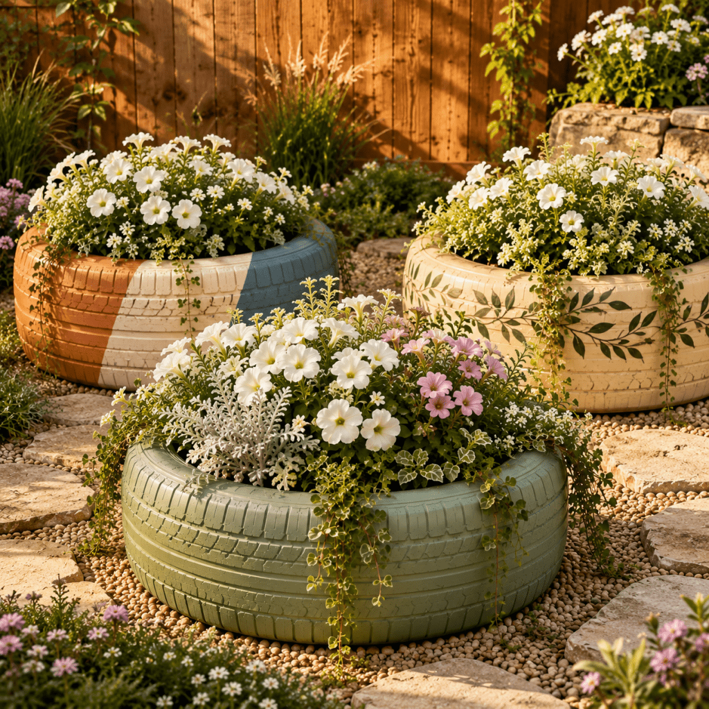 The 3 Best Painted Tire Planter Ideas for a Colorful Garden Makeover