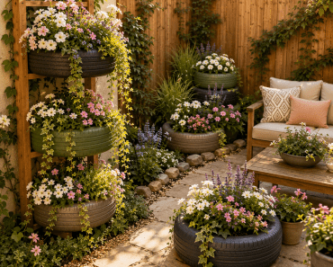 The 3 Best Small Tire Garden Ideas for Tiny Outdoor Spaces The 3 Best Small Tire Garden Ideas for Tiny Outdoor Spaces