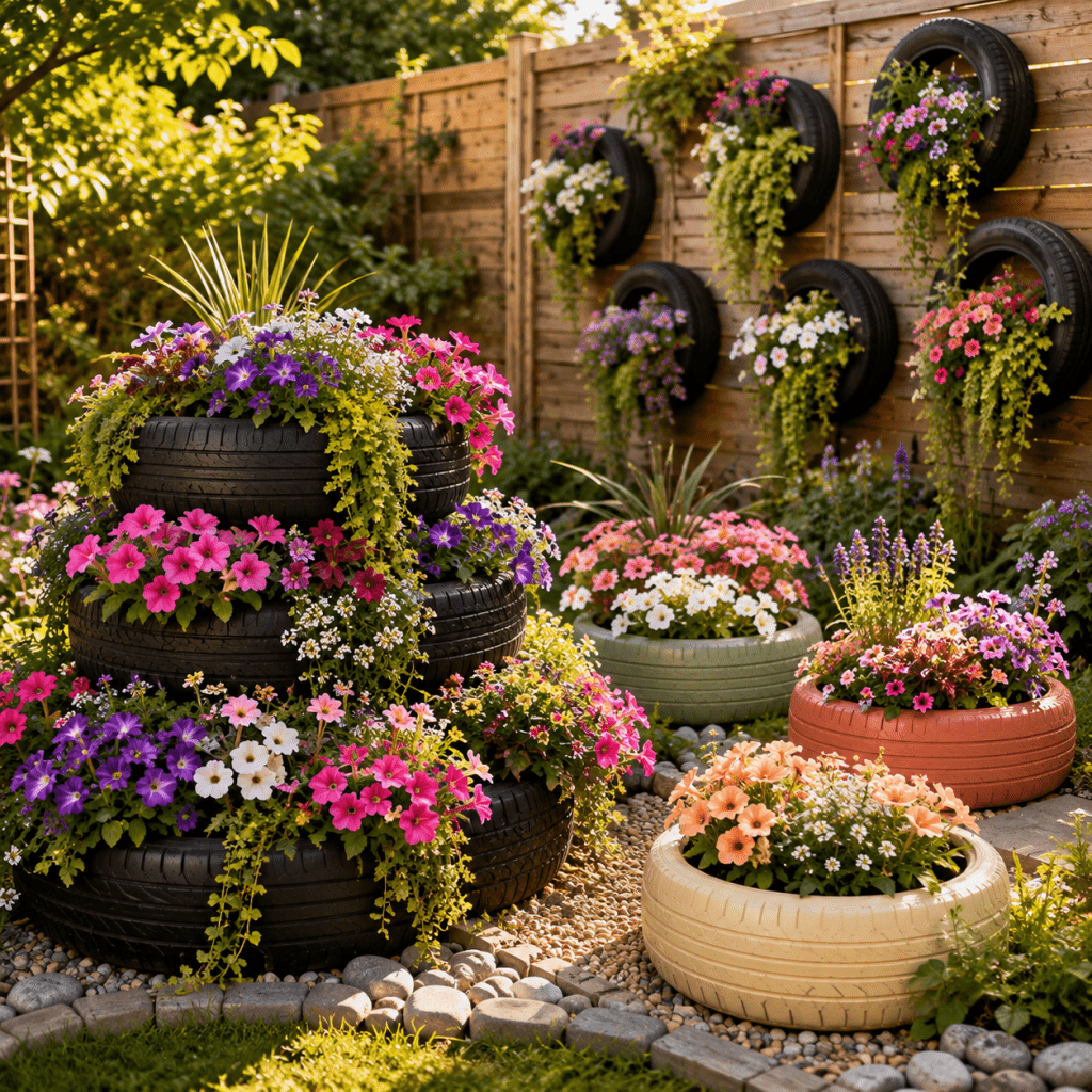 The 3 Best Tire Garden Ideas That Make Old Tires Look Surprisingly Beautiful