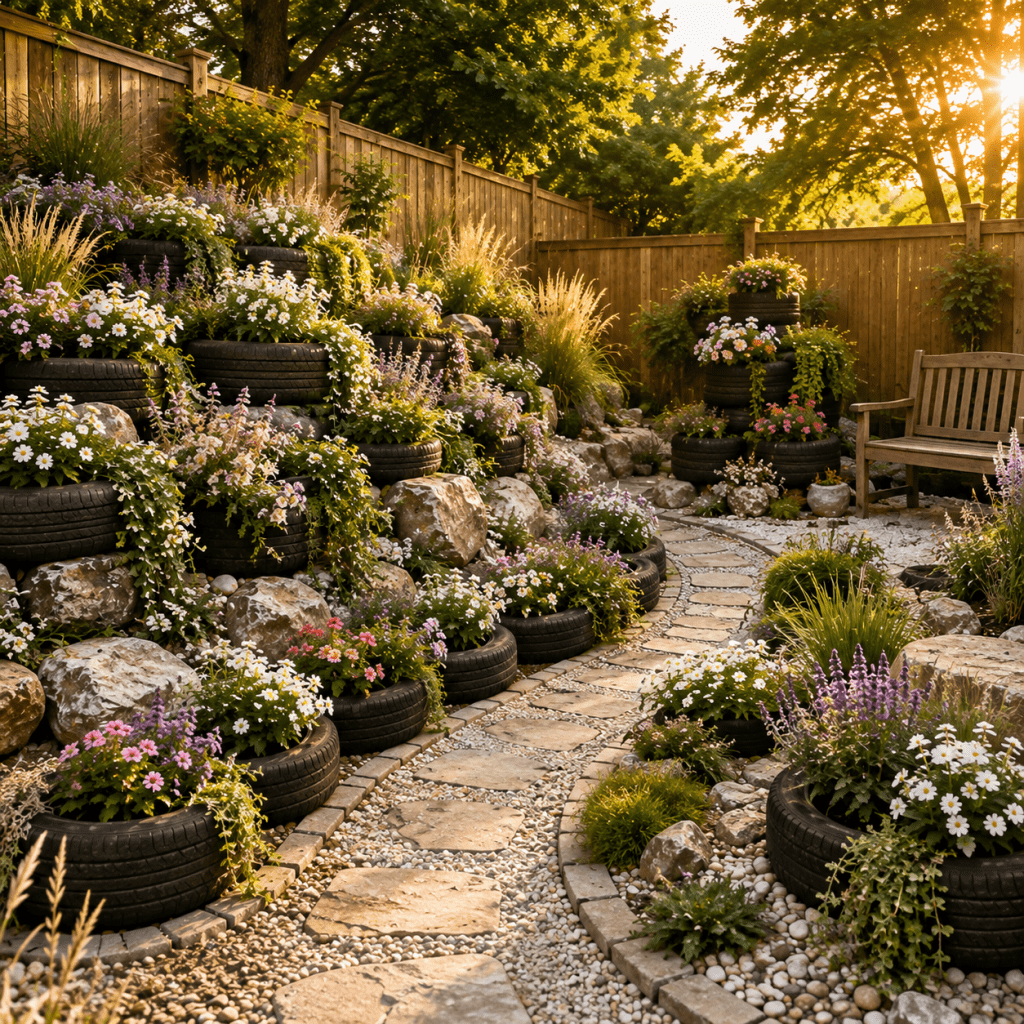 The 3 Best Tire Garden Landscaping Ideas for a Creative Yard Transformation