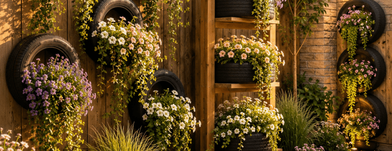 The 3 Best Vertical Tire Garden Ideas for Making the Most of Small Spaces