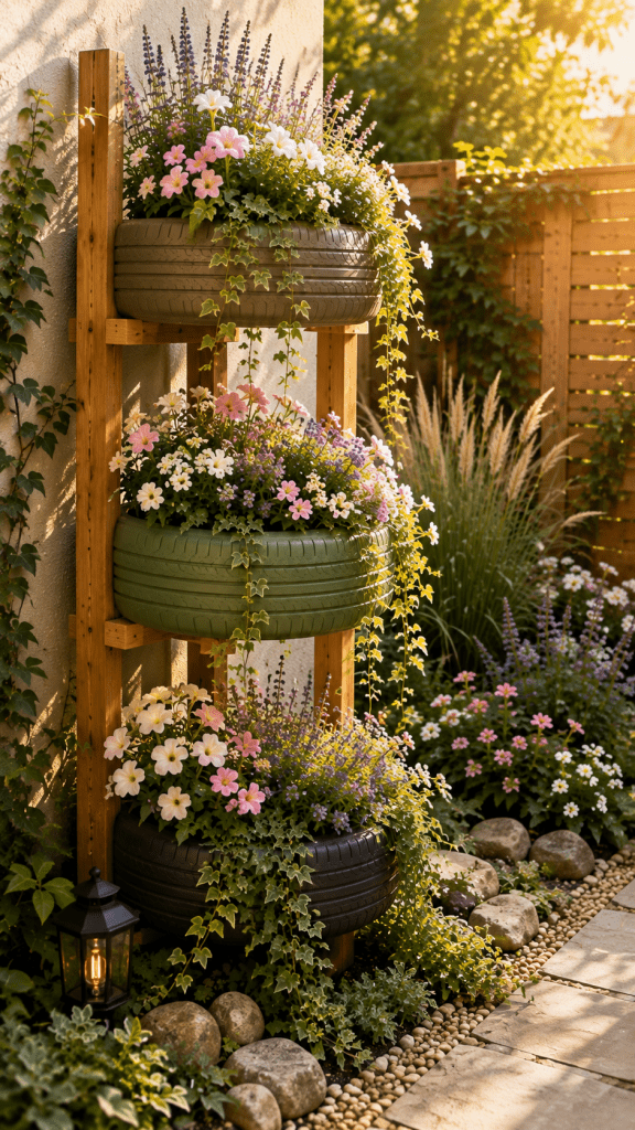 🥇 Platz 1 Compact Vertical Tire Garden Tower