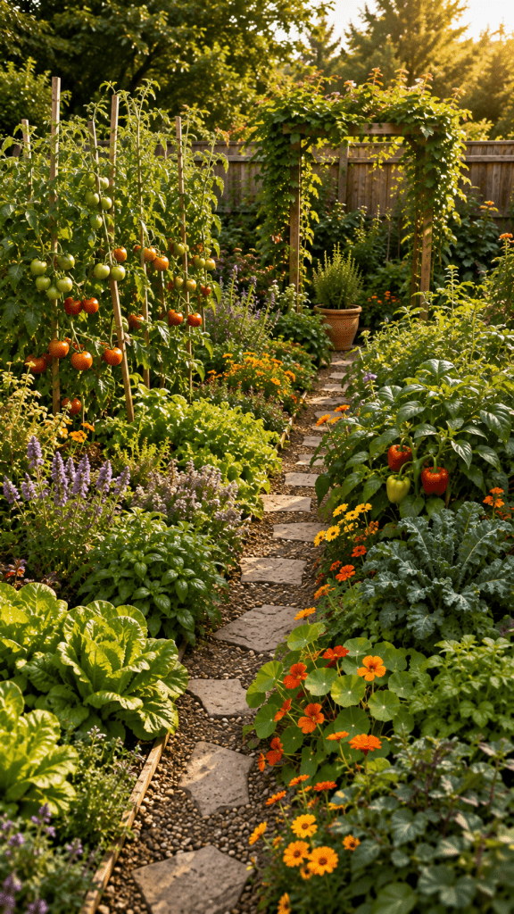 🥈 Best 2 Lush Companion Planting Vegetable Garden Layout