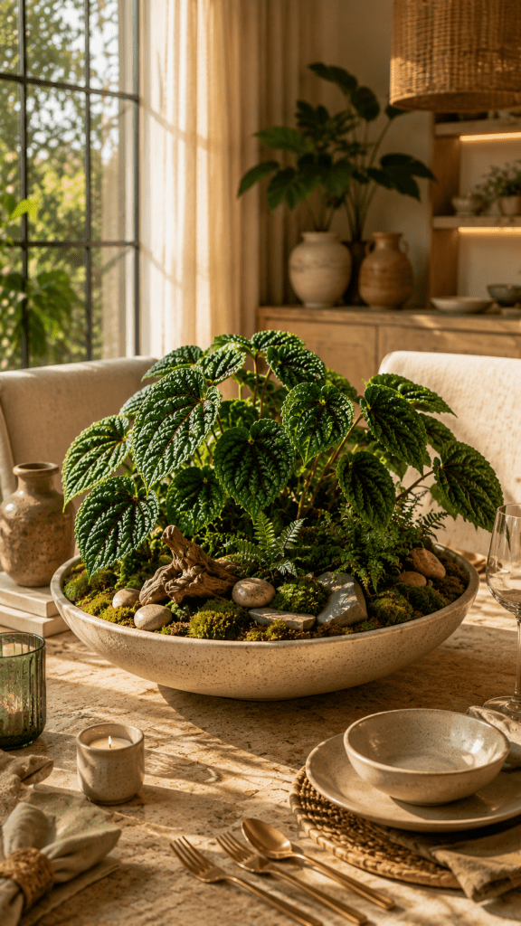 🥉 3. Grow Multiple Plants as a Living Table Centerpiece