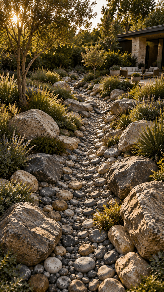 🥉 Best 3 Boulder Dry Riverbed Landscaping for Dramatic Natural Texture
