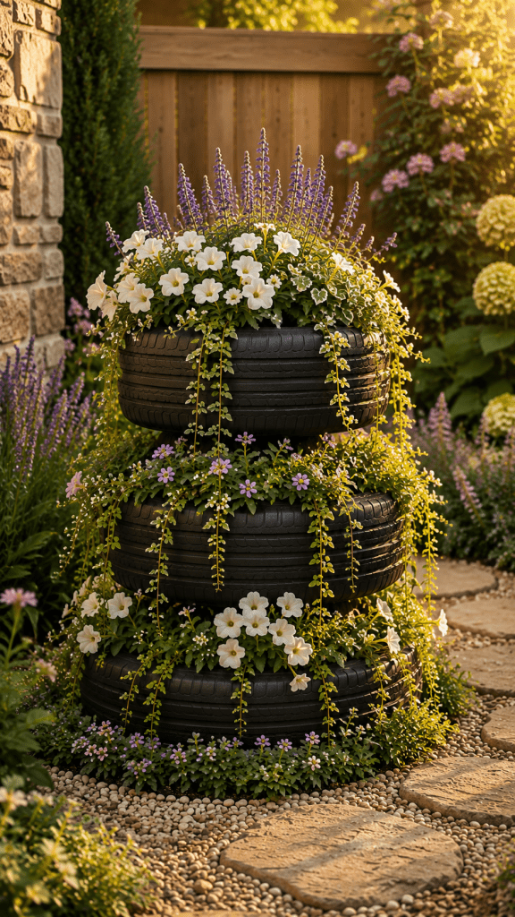 🥉 Platz 3 Compact Sculptural Tire Stack