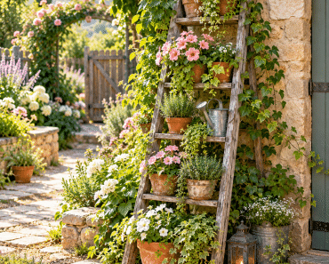 Best 3 Old Ladder Garden Ideas That Make Forgotten Ladders Look Beautiful Again