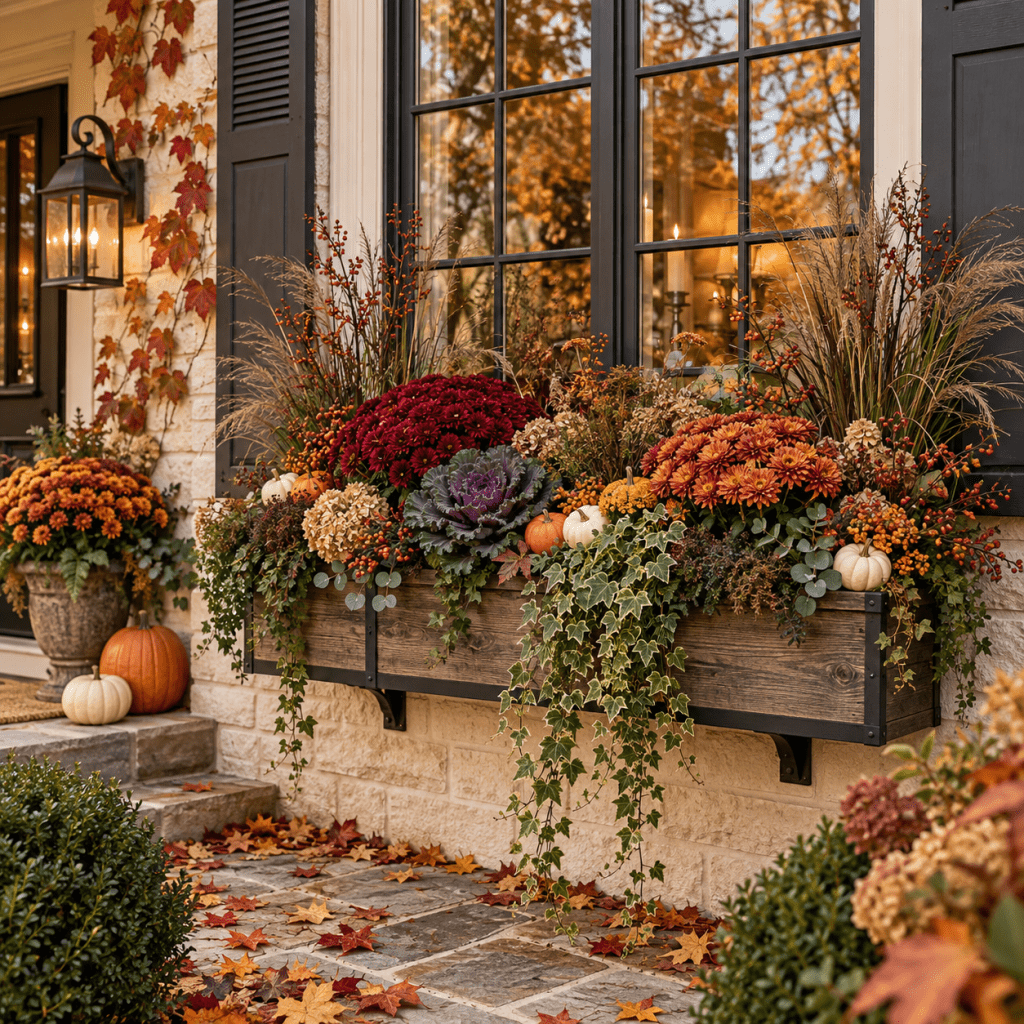 Top 3 Fall Window Boxes Ideas That Make Your Home Look Instantly More Beautiful
