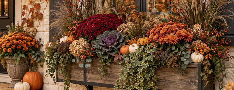 Top 3 Fall Window Boxes Ideas That Make Your Home Look Instantly More Beautiful