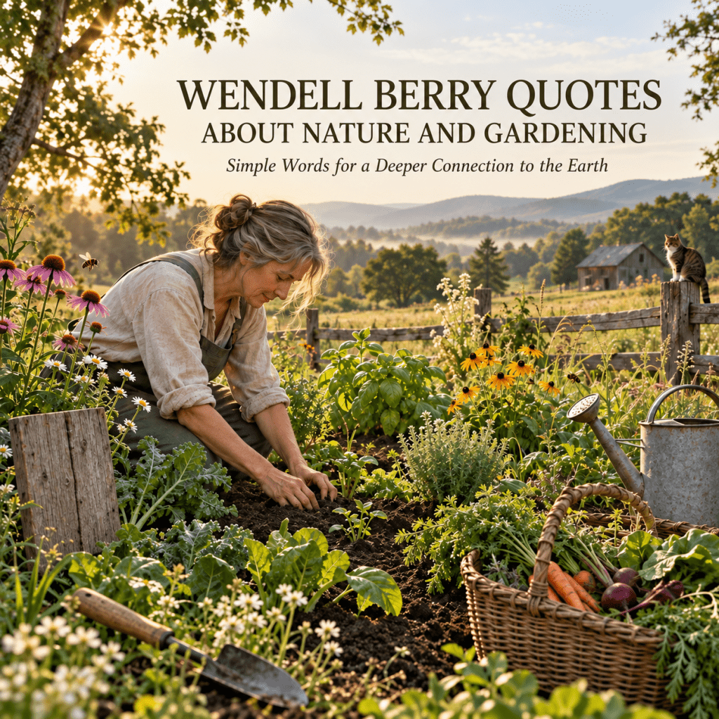 Top 3 Wendell Berry Quotes About Nature and Gardening That Will Change How You See Your Garden