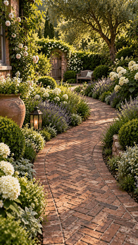🥇 Top 1 Brick Landscaping Ideas With Timeless Garden Pathways