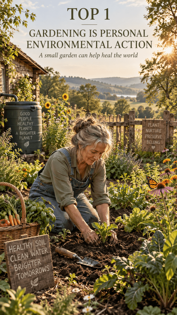 🥇 Top 1 Gardening Is Personal Environmental Action