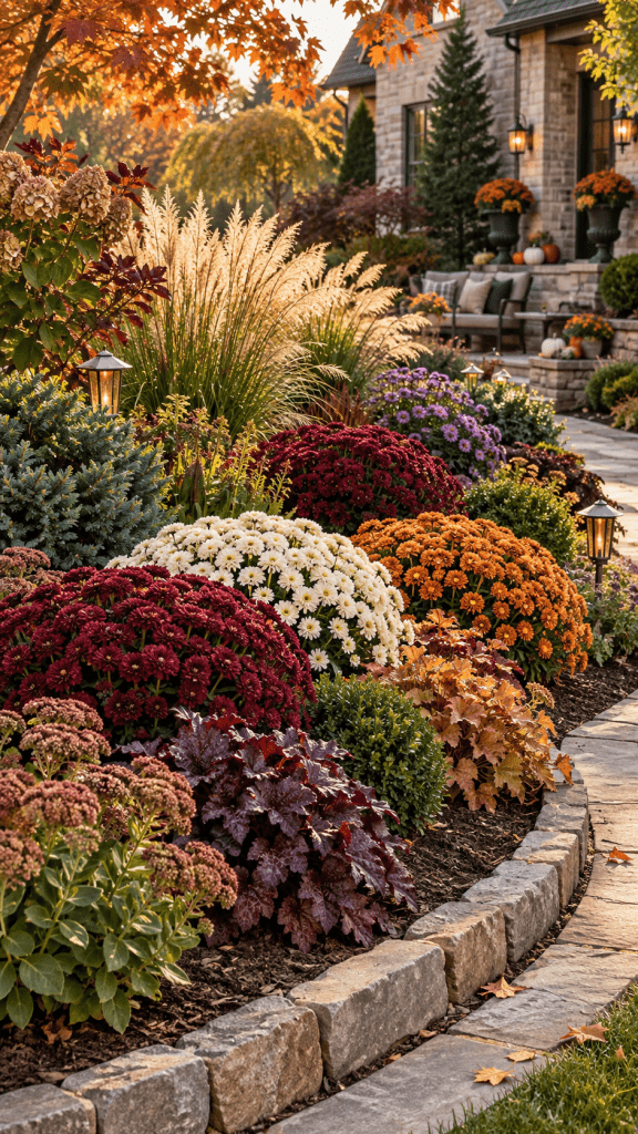 🥇 Top 1 Mum Garden Ideas With Layered Perennial Borders