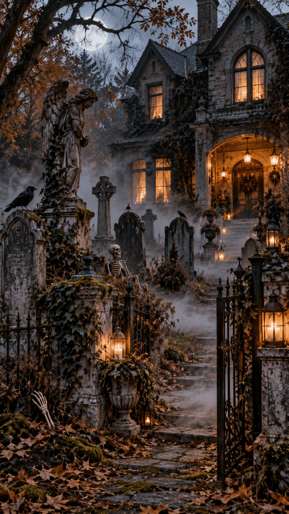 🥉 Top 3 Halloween Yard Ideas With Elegant Pumpkins Lanterns And Autumn Drama
