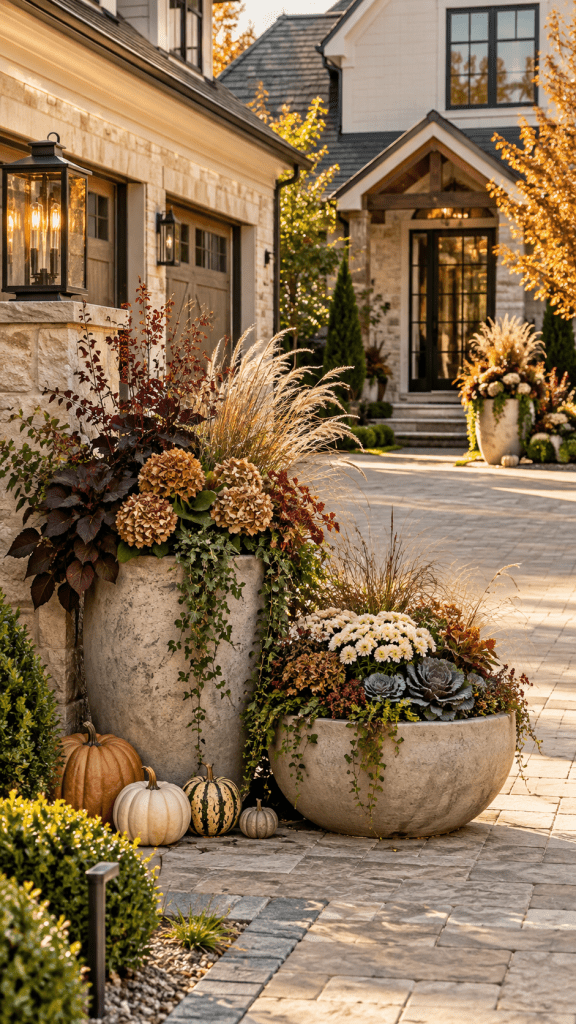 🥉 Top 3 Driveway Planter Ideas With Seasonal Statement Displays