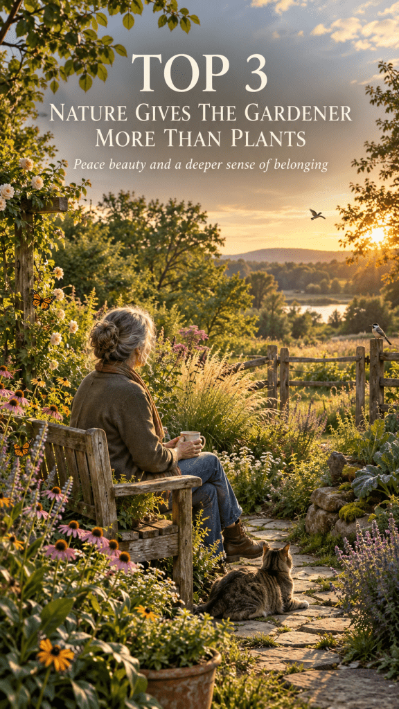 🥉 Top 3 Nature Gives the Gardener More Than Plants