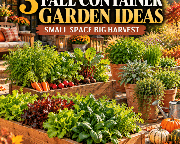Best 3 Fall Container Garden Ideas That Turn Small Spaces Into Beautiful Autumn Harvests