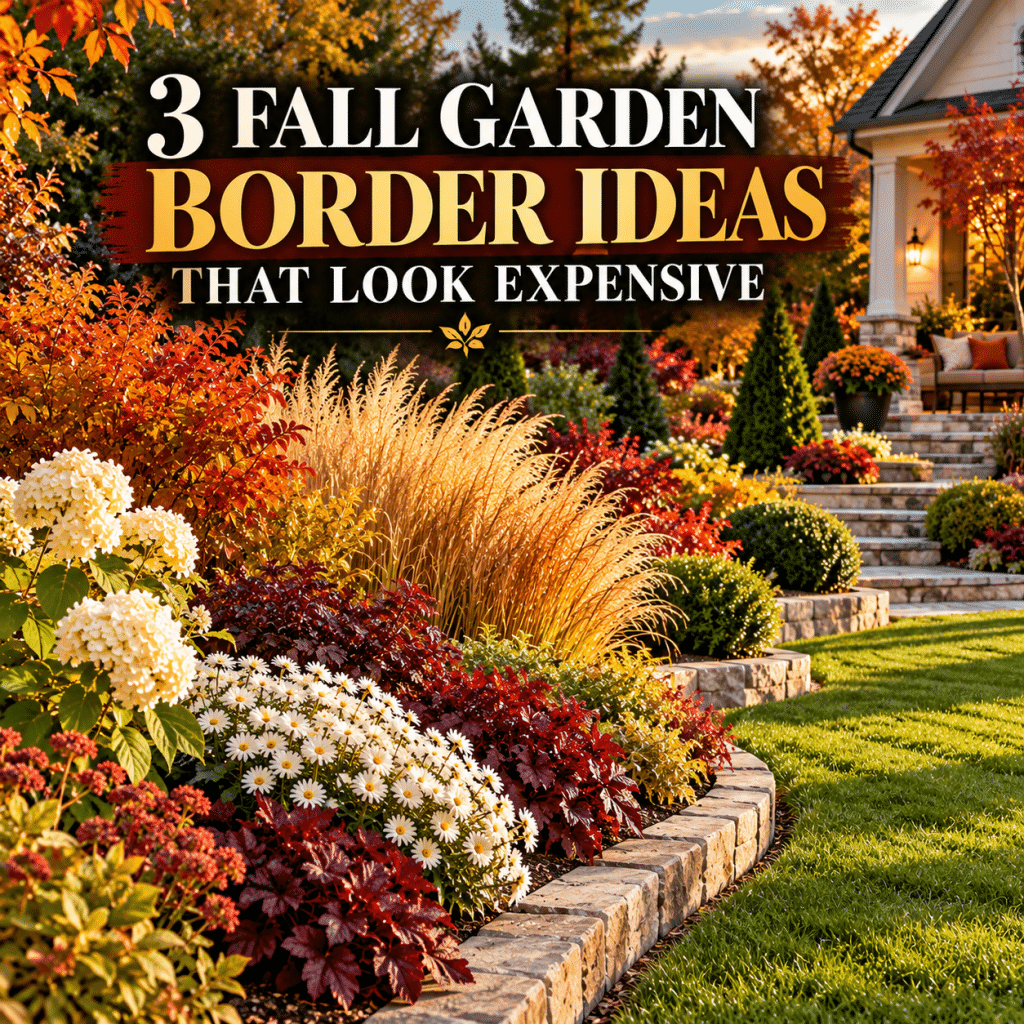 Best 3 Fall Garden Border Ideas That Will Make Your Backyard Look Stunning and Expensive