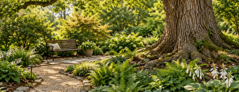 Best 3 Garden Under Oak Tree Ideas That Transform Difficult Shade Into a Beautiful Landscape