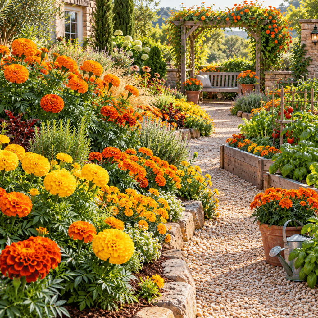 Best 3 Marigold Flower Garden Ideas That Make Any Yard Look Bright and Beautiful