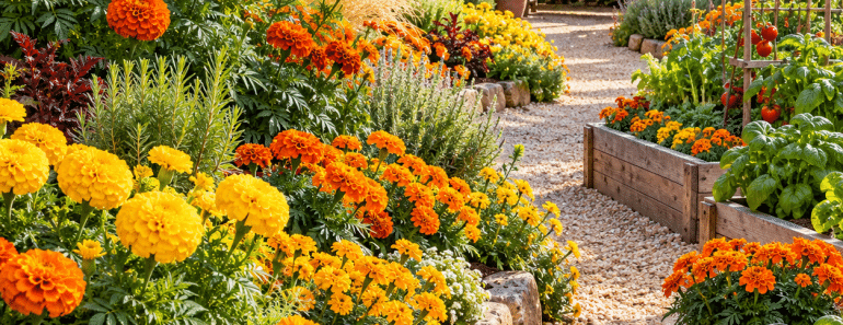 Best 3 Marigold Flower Garden Ideas That Make Any Yard Look Bright and Beautiful