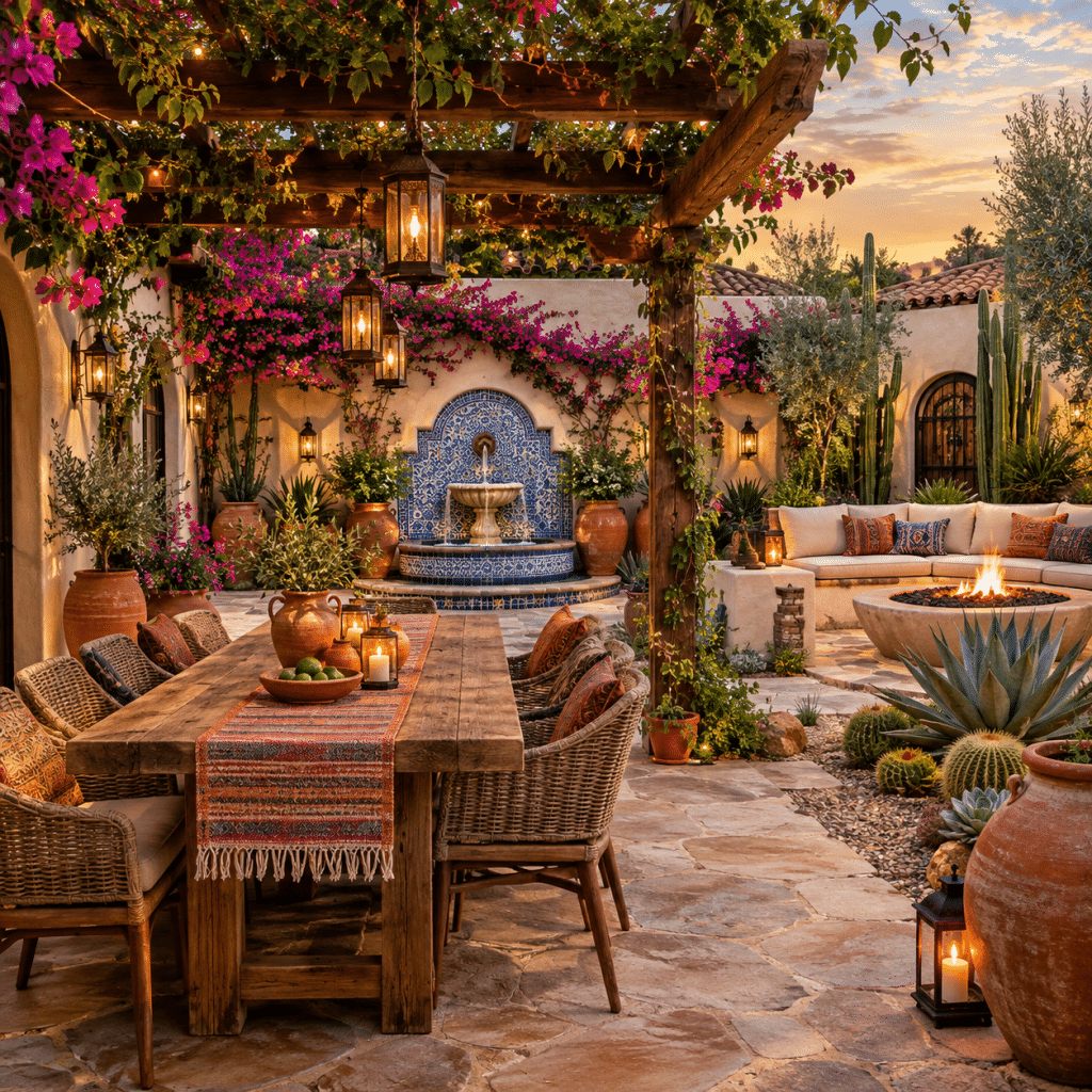 Best 3 Mexican Backyard Ideas That Turn an Ordinary Outdoor Space Into a Colorful Private Escape