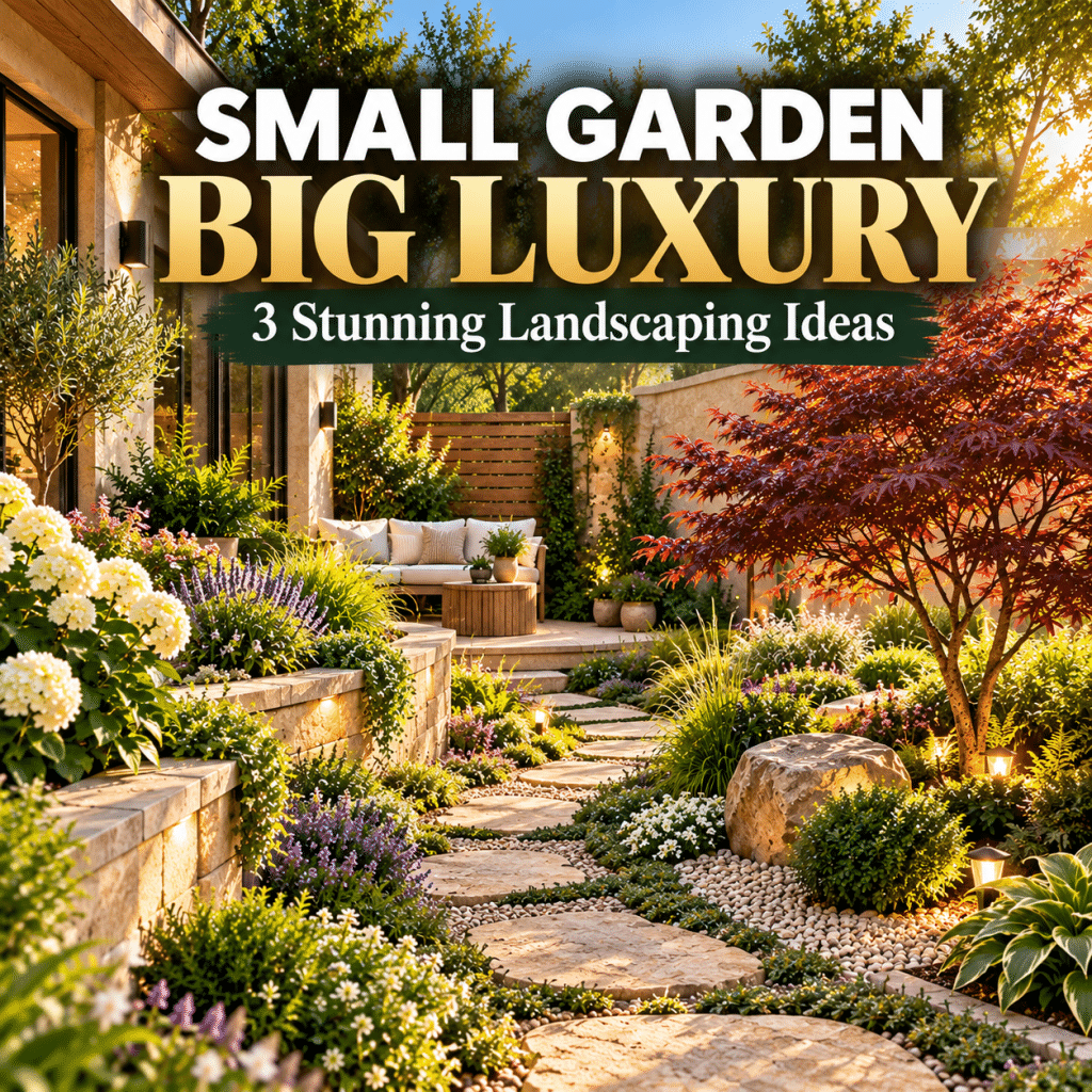 Best 3 Small Garden Landscaping Ideas That Make Tiny Outdoor Spaces Look Expensive
