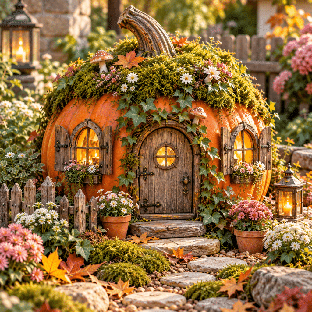 Top 3 Pumpkin Fairy House Garden Ideas