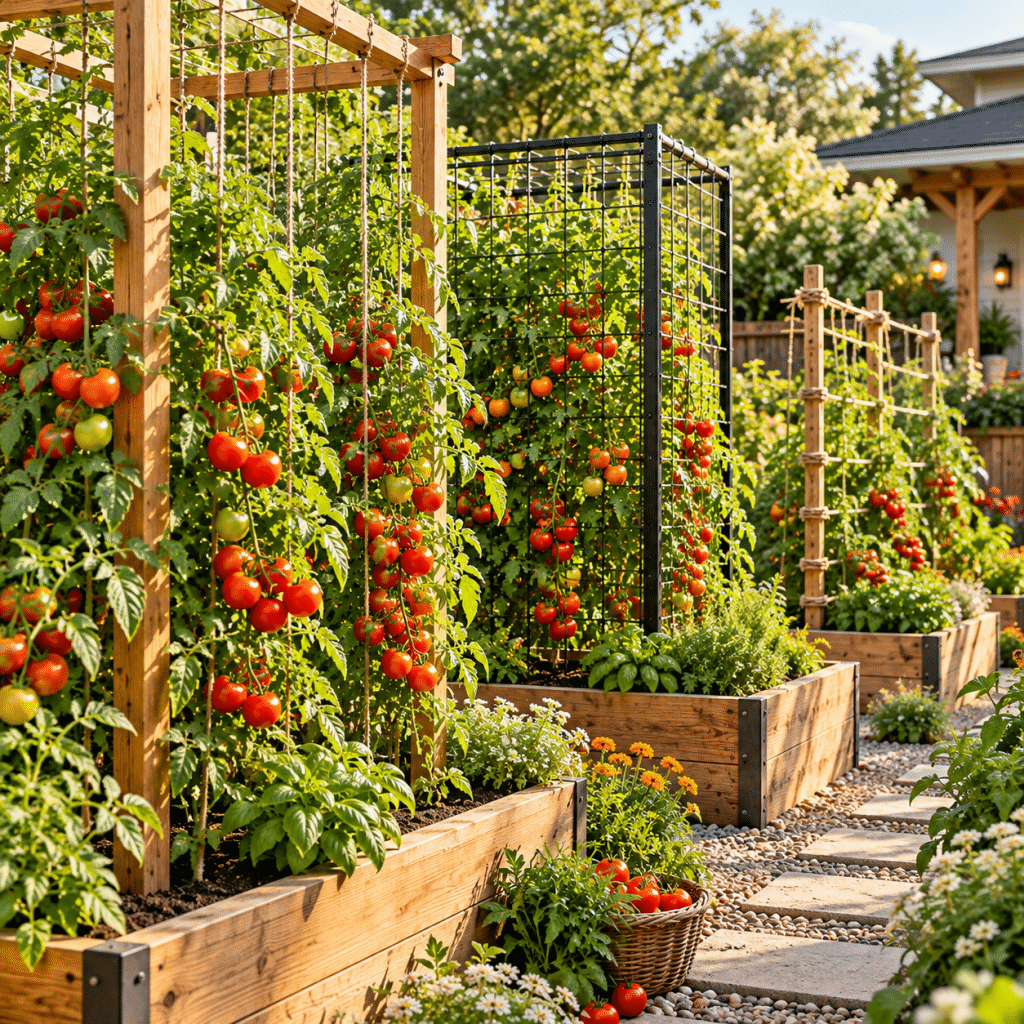 Top 3 Tomato Plant Trellis Ideas That Will Transform Your Garden Into a Beautiful Harvest Paradise