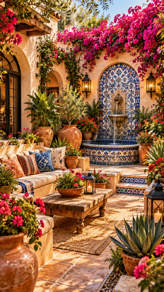 🥇 Best 1 Mexican Backyard With a Colorful Courtyard Retreat