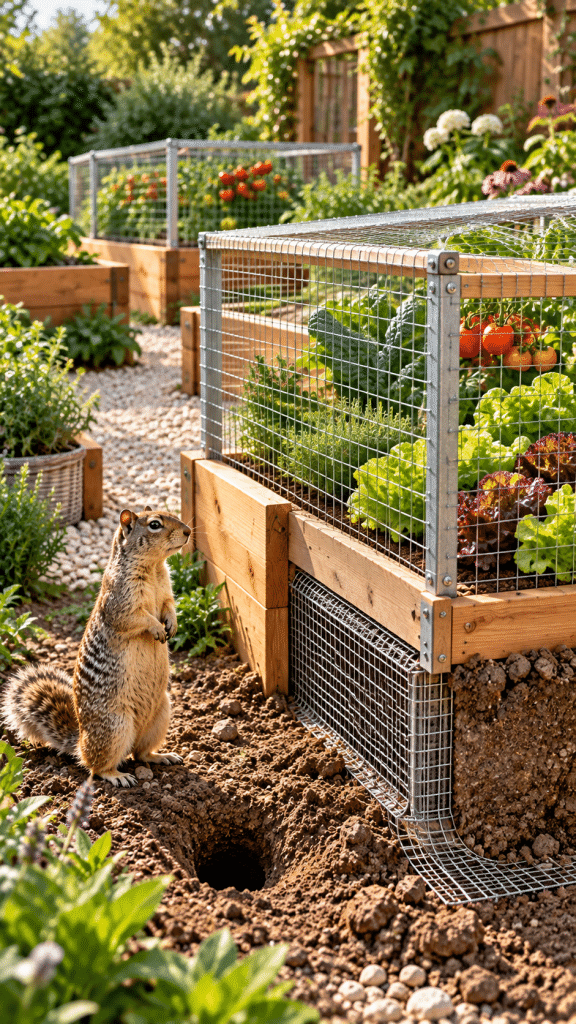 🥇 Top 1 How to Keep Ground Squirrels Out of Your Garden Naturally With Underground Wire Barriers and Protected Raised Beds