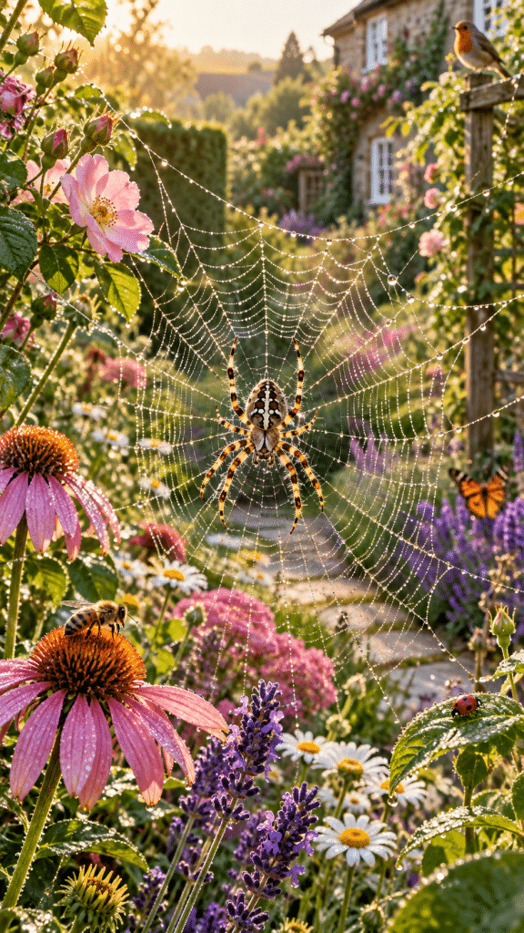 🥈 Reason 2 European Garden Spiders Help Create a Healthier and More Balanced Garden Ecosystem