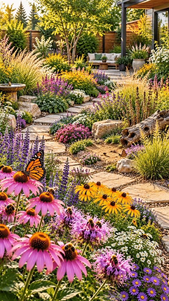 🥉 Top 3 Pollinator Garden Ideas With a Mini Habitat Mosaic and Contemporary Wildlife Friendly Landscaping